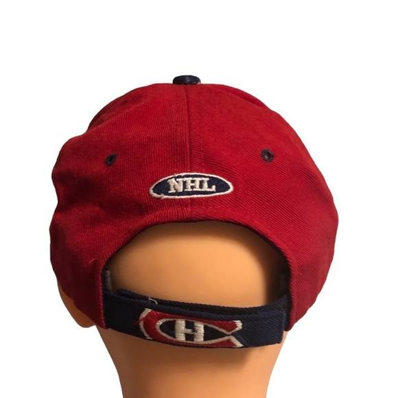 Montreal Canadians Red NHL Zephyr The Z Hat Adjustable Baseball Cap Wool Blend - Picture 6 of 8